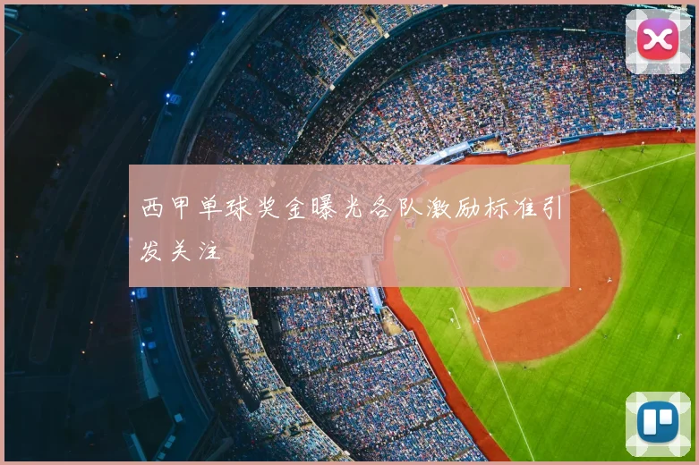 西甲单球奖金曝光各队激励标准引发关注