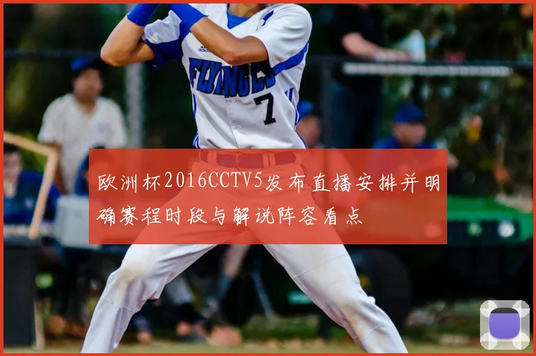 欧洲杯2016CCTV5发布直播安排并明确赛程时段与解说阵容看点